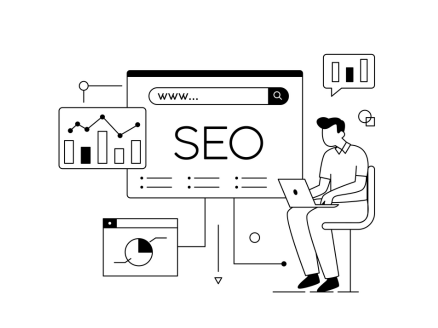 Off-page SEO Illustration